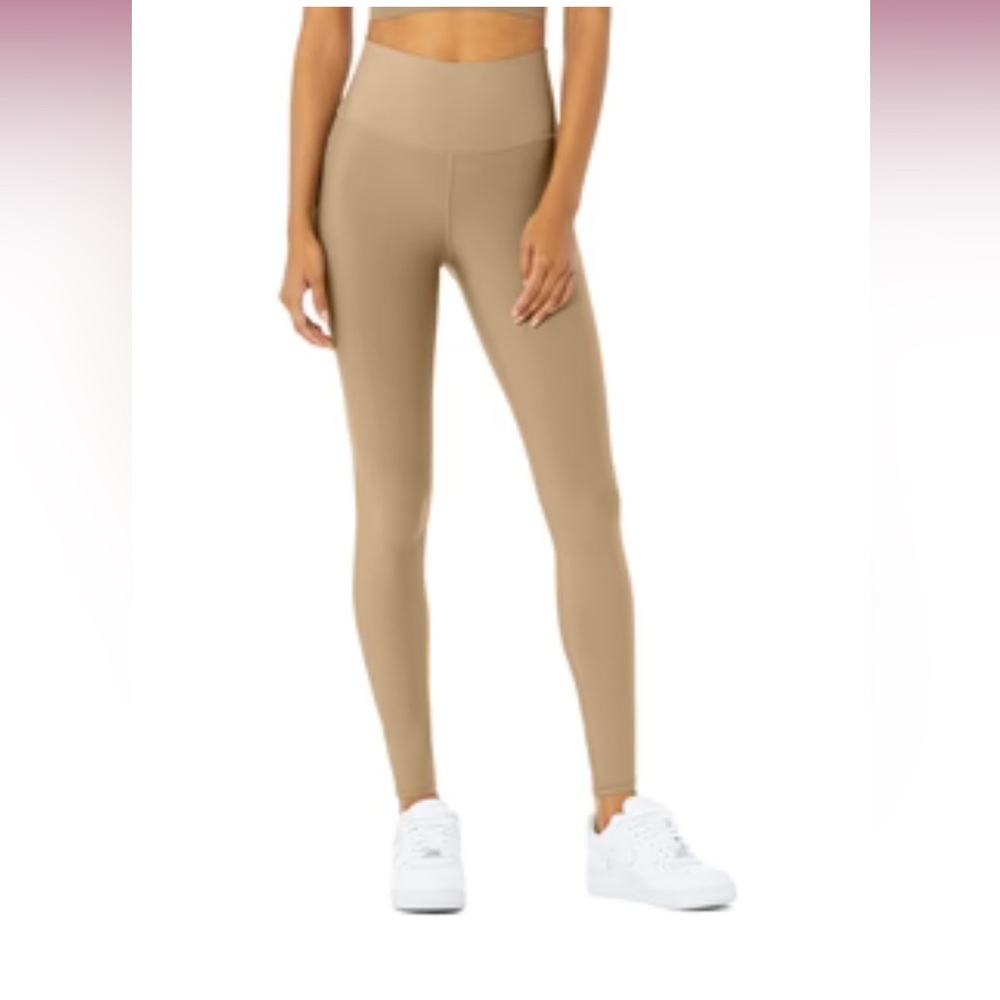 Alo High Waist Airlift Legging Gravel Color Size Large